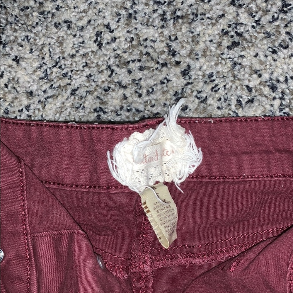 a cute maroon skirt